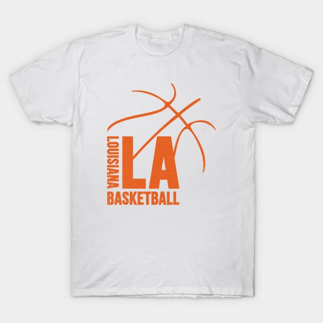 Louisiana Basketball 01 T-Shirt by yasminkul